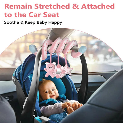 Baby Spiral Activity Toy for Car Seat, Stroller & Crib