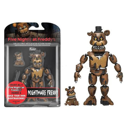 14cm Horror Bear Action Figure Movable PVC Collectible Toy