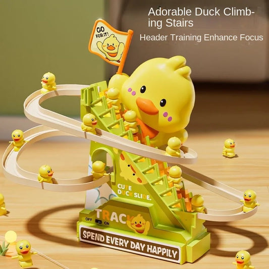 Climbing Ducks Roller Coaster Toy with Lights & Music