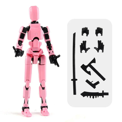 13-Joint Movable Robot Action Figure 3D Printed DIY Toy
