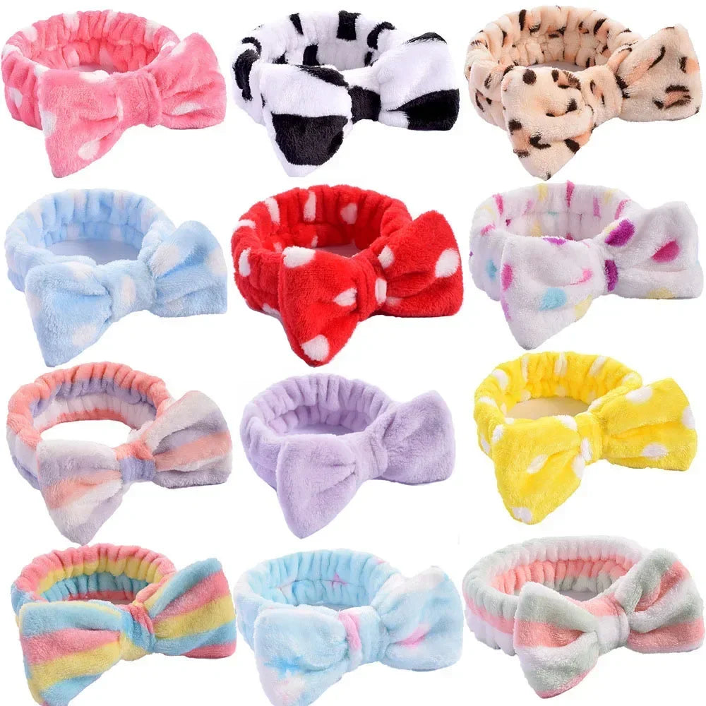Makeup Headband – Soft Coral Fleece Face Wash Hair Band