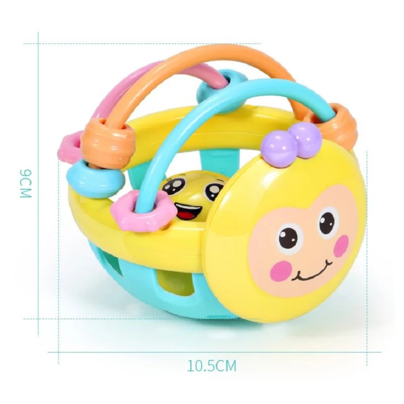 Baby Silicone Teething Rattle Ball Sensory Toy