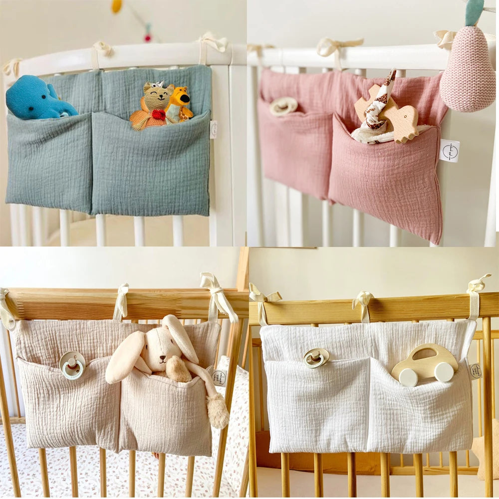 Baby Crib Organizer Hanging Diaper Caddy Storage Bag