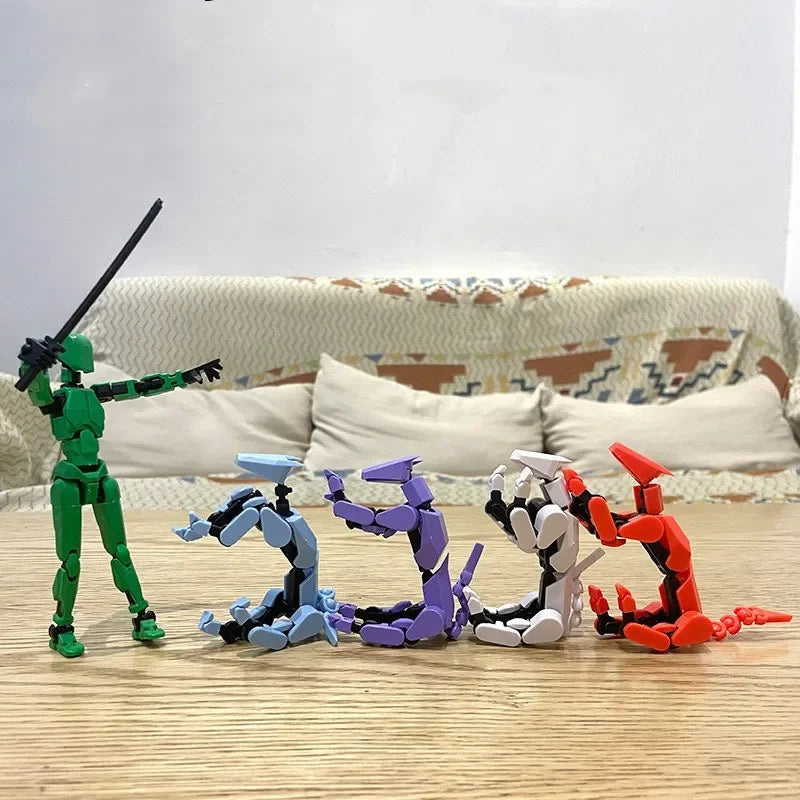 13-Joint Movable Robot Action Figure 3D Printed DIY Toy