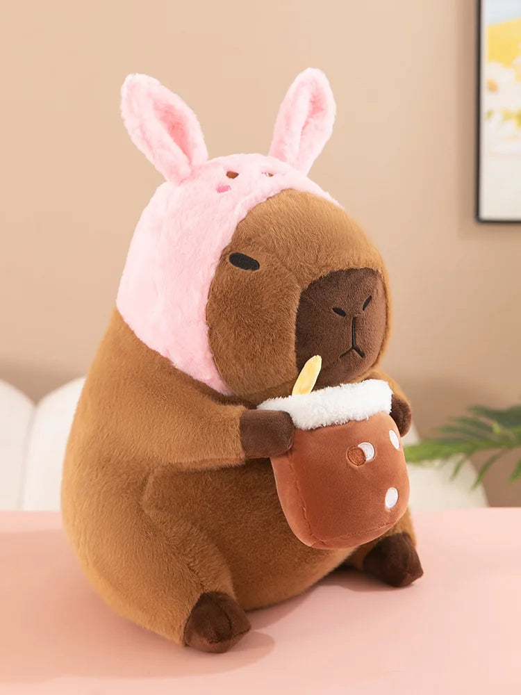 Capybara Plush Toy – Cute Cosplay Stuffed Animal Doll