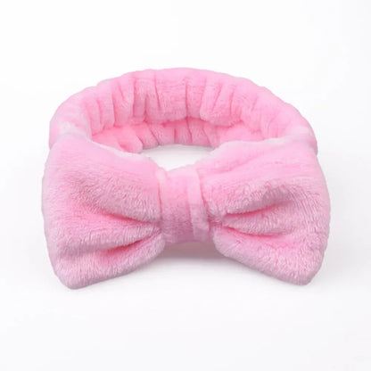 Makeup Headband – Soft Coral Fleece Face Wash Hair Band