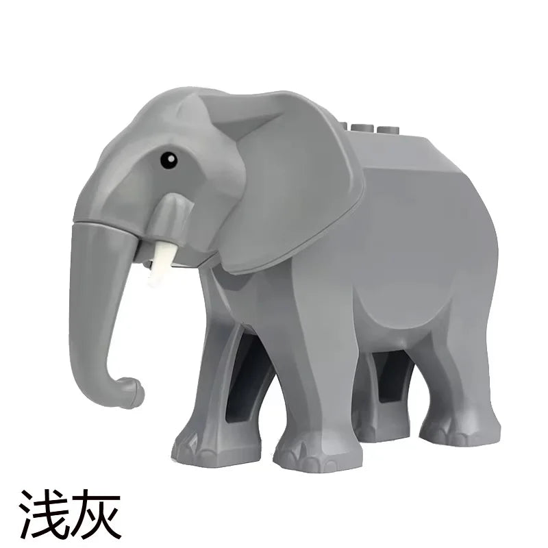 MOC Farm Zoo Animal Building Blocks Educational Toy Set