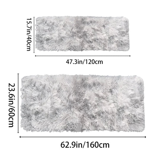 Fluffy Area Rug Soft Shaggy Non Slip Bedroom Carpet