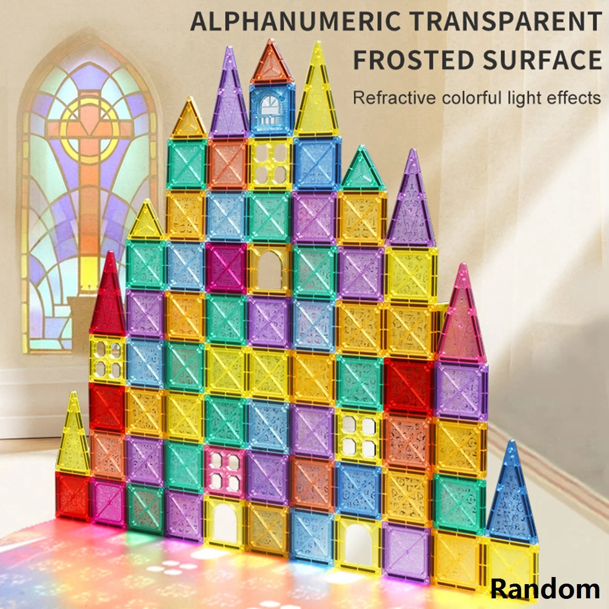 Magnetic Building Tiles STEM Construction Toy for Kids