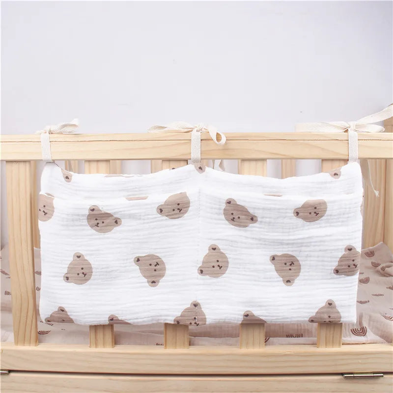 Baby Crib Organizer Hanging Diaper Caddy Storage Bag