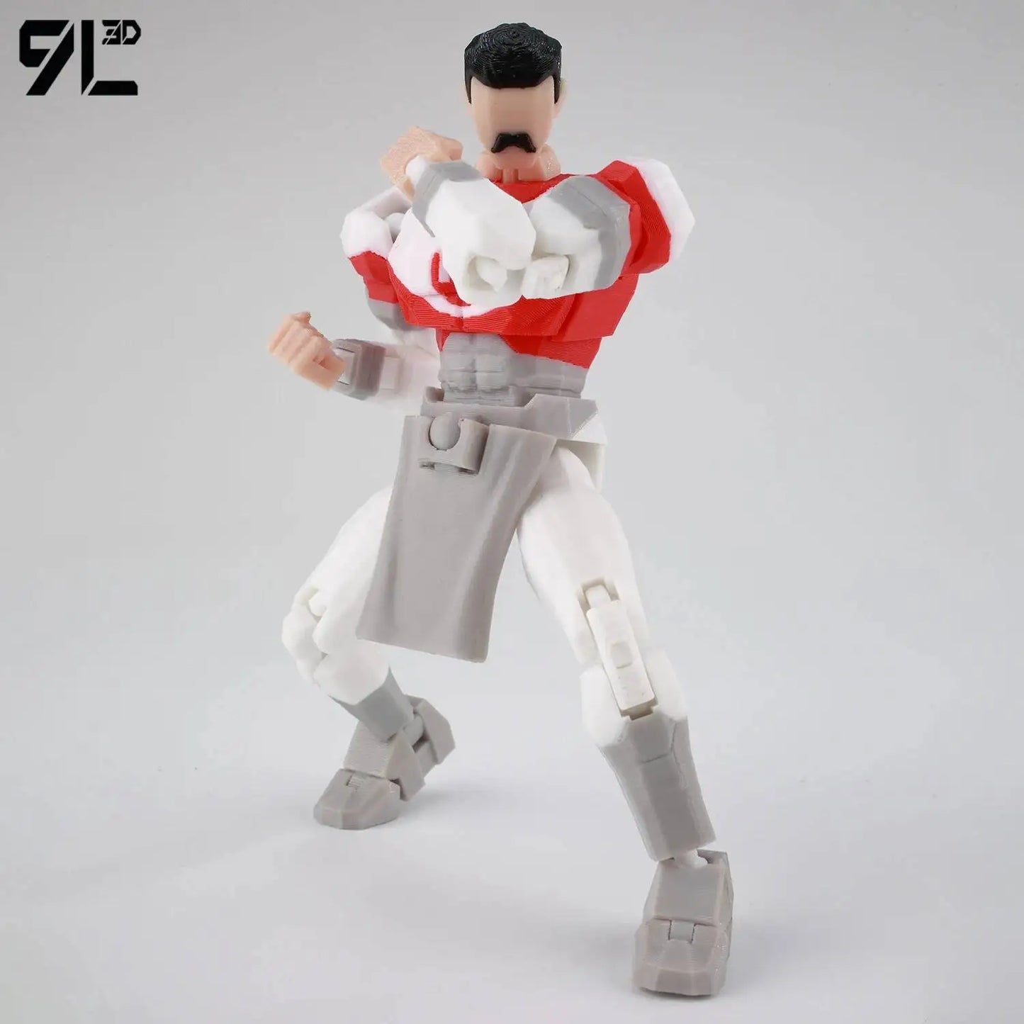 Invincible Boy Action Figure 14cm 3D Printed Multi Jointed Model