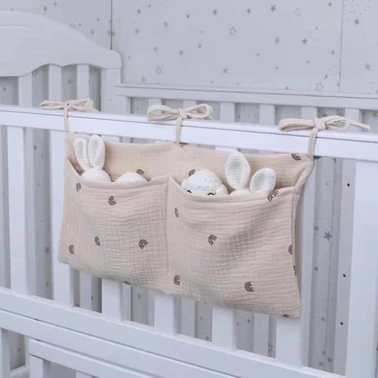 Baby Crib Organizer Hanging Diaper Caddy Storage Bag