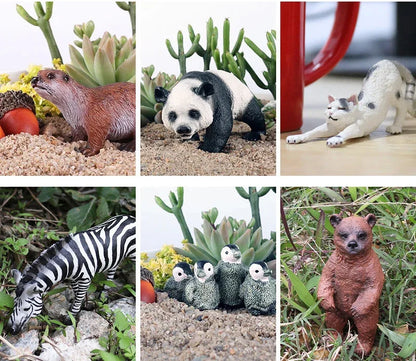 Wild Animal Figurines Set Realistic Zoo Figures for Kids Toy