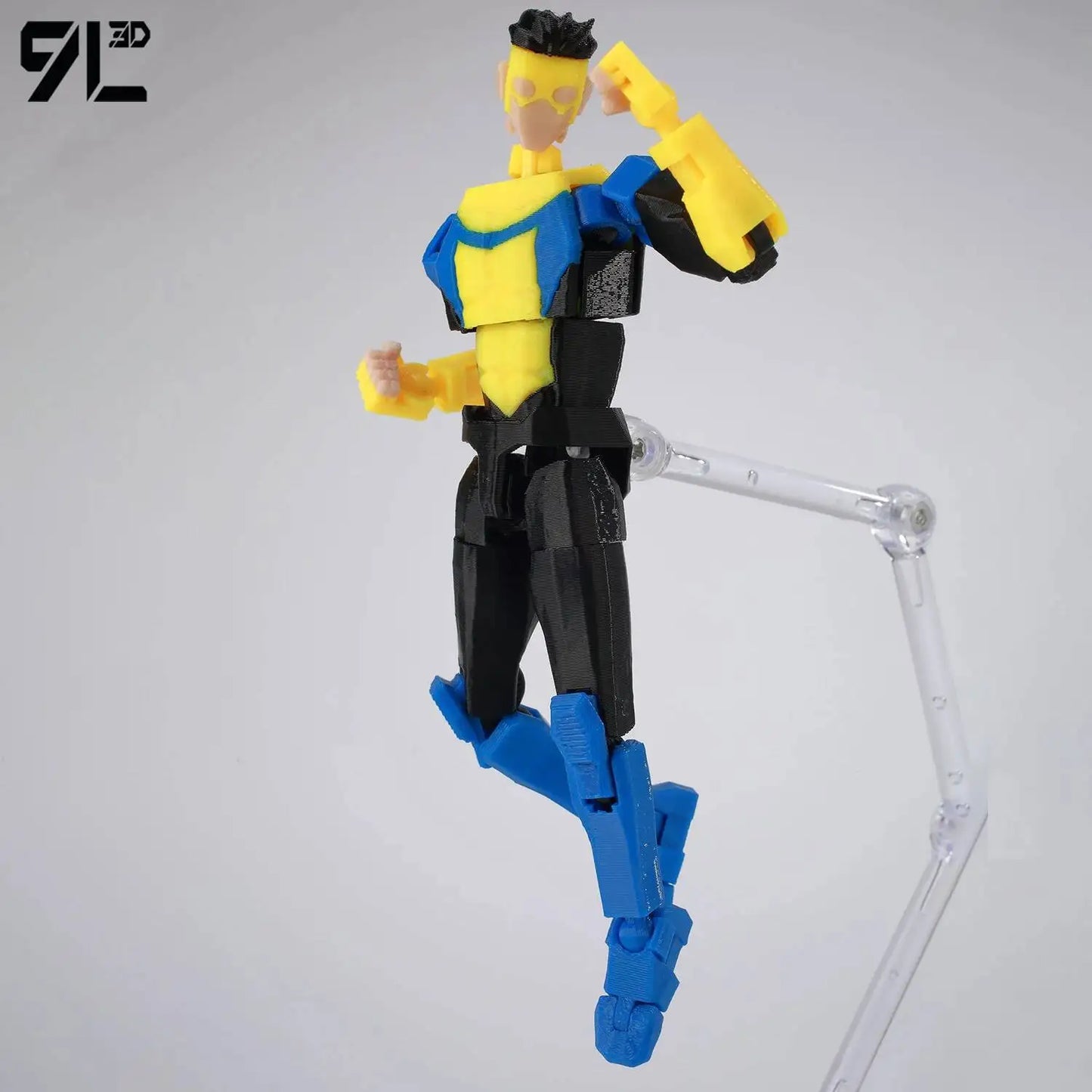 Invincible Boy Action Figure 14cm 3D Printed Multi Jointed Model
