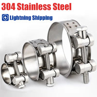304 Stainless Steel Hose Clamp for Air Water Fuel Pipes