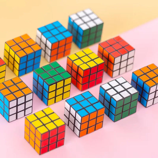 12PCS Mini Magic Cube Set – Educational Puzzle Party Favors