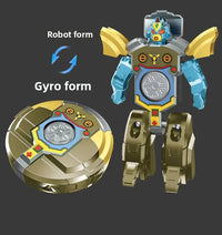 Transforming Robot Fidget Toy – Rotating Gyroscope Spinner