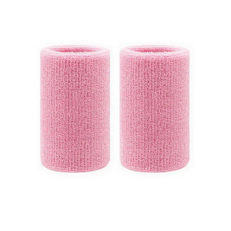 Sports Wrist Sweatbands 2PCS Tennis Fitness Wristbands