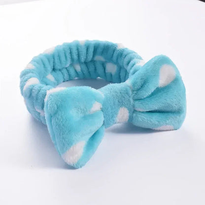 Makeup Headband – Soft Coral Fleece Face Wash Hair Band