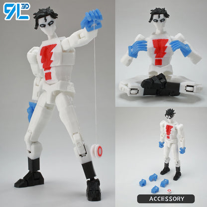 Invincible Boy Action Figure 14cm 3D Printed Multi Jointed Model
