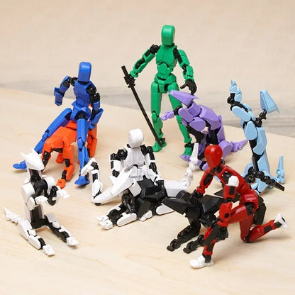 13-Joint Movable Robot Action Figure 3D Printed DIY Toy