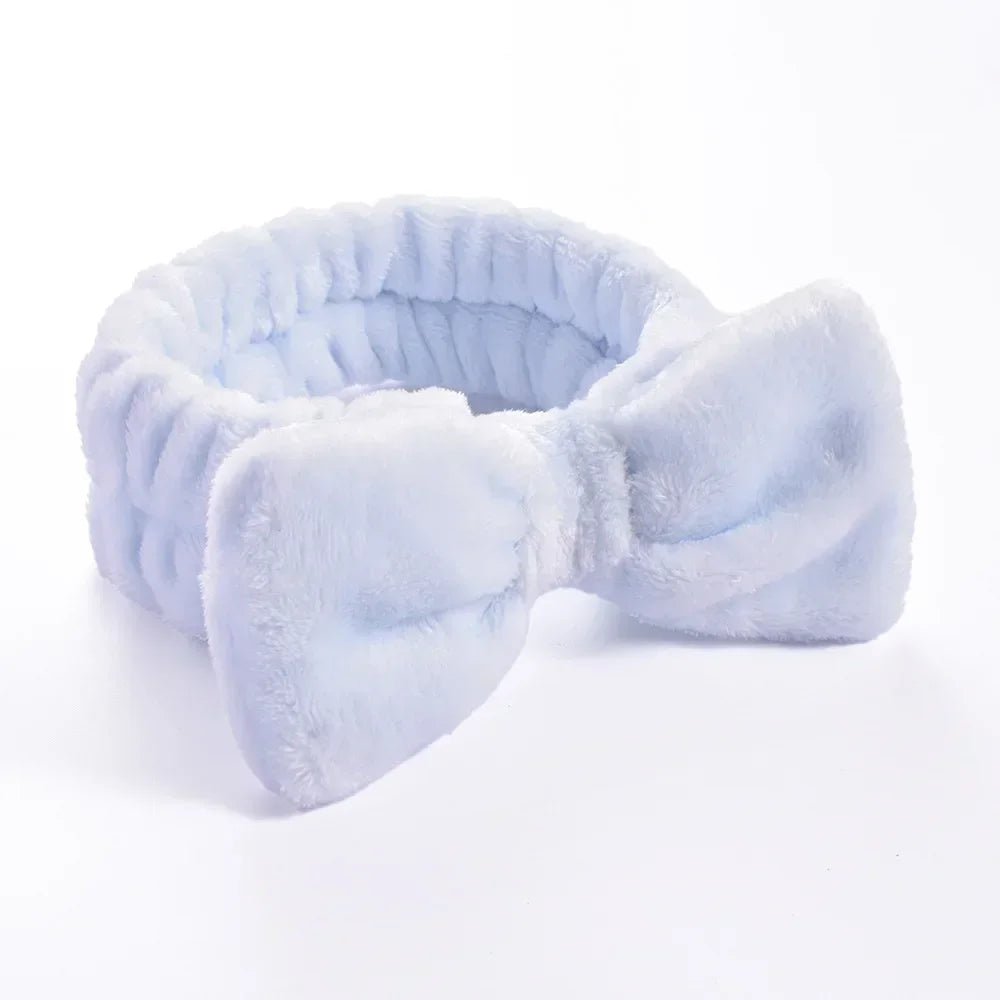 Makeup Headband – Soft Coral Fleece Face Wash Hair Band
