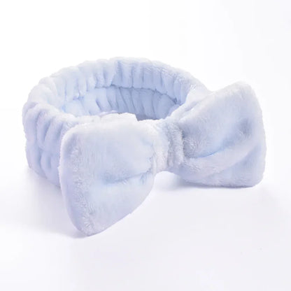Makeup Headband – Soft Coral Fleece Face Wash Hair Band