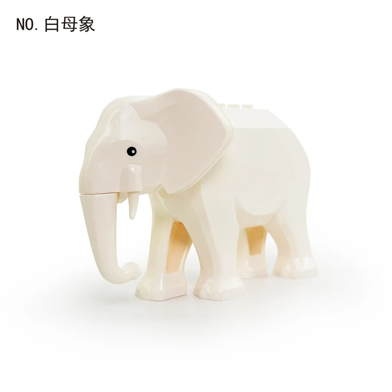 MOC Farm Zoo Animal Building Blocks Educational Toy Set