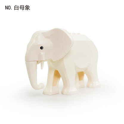 MOC Farm Zoo Animal Building Blocks Educational Toy Set