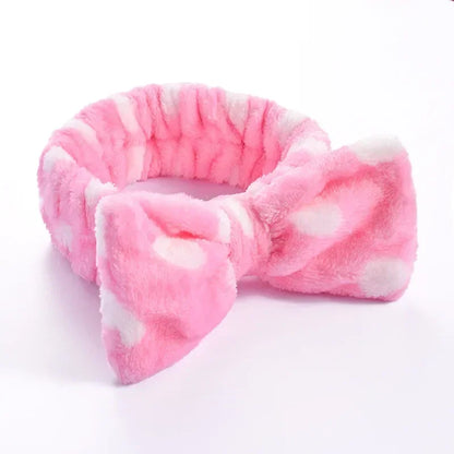 Makeup Headband – Soft Coral Fleece Face Wash Hair Band
