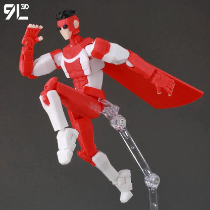 Invincible Boy Action Figure 14cm 3D Printed Poseable Model