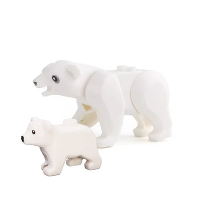 MOC Farm Zoo Animal Building Blocks Educational Toy Set