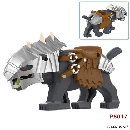 MOC Farm Zoo Animal Building Blocks Educational Toy Set