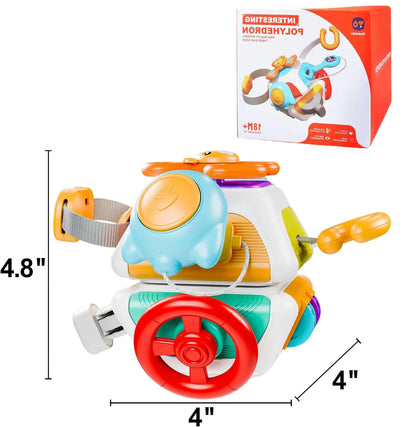 Baby Busy Board Cube Montessori Sensory Activity Toy