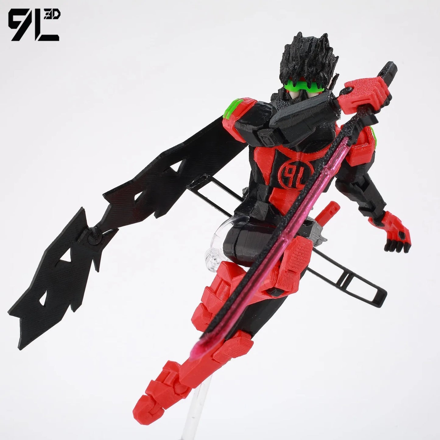 Invincible Boy Action Figure 14cm 3D Printed Multi Jointed Model