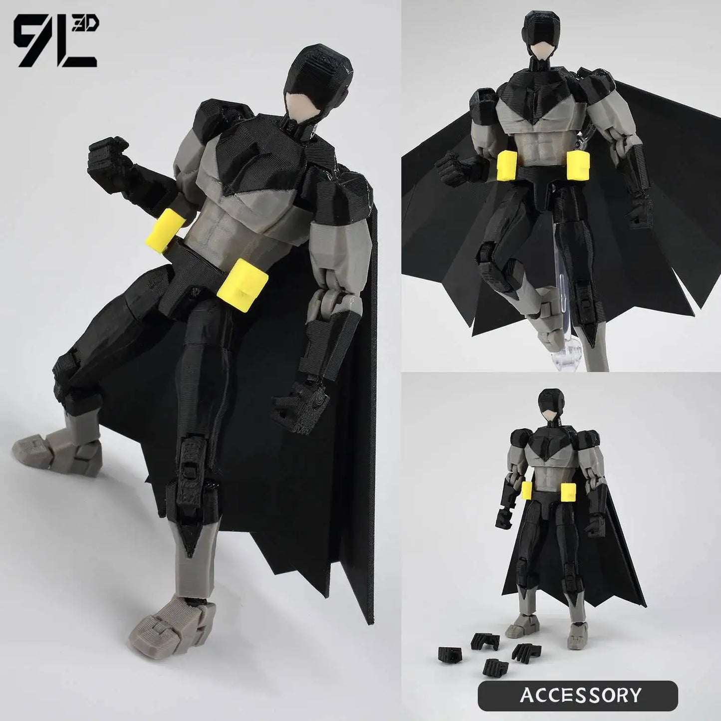 Invincible Boy Action Figure 14cm 3D Printed Multi Jointed Model