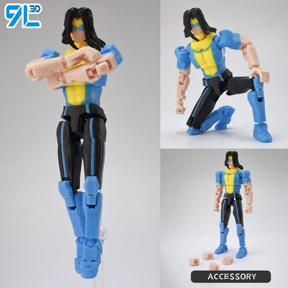 Invincible Boy Action Figure 14cm 3D Printed Multi Jointed Model