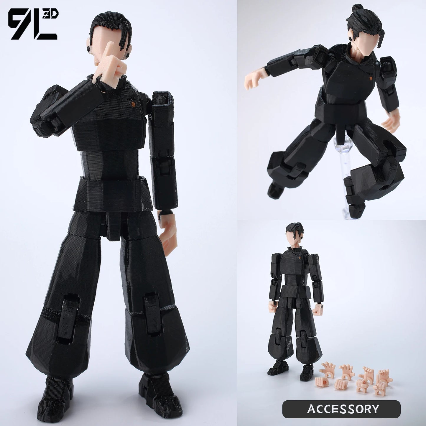 Titan 13 Action Figure 14cm Poseable Robot Model