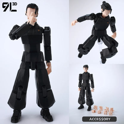 Titan 13 Action Figure 14cm Poseable Robot Model