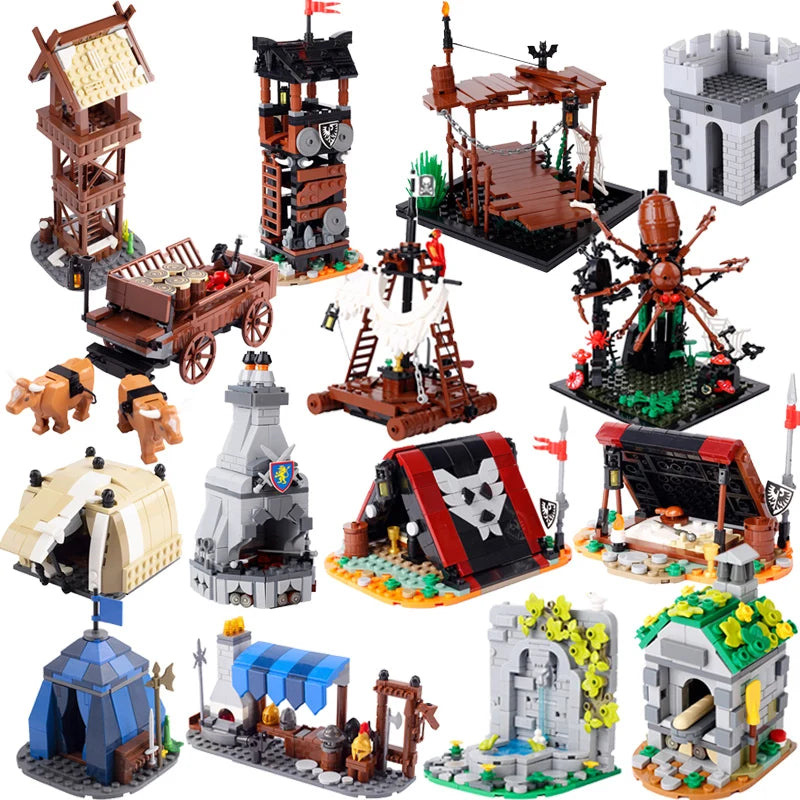MOC Farm Zoo Animal Building Blocks Educational Toy Set