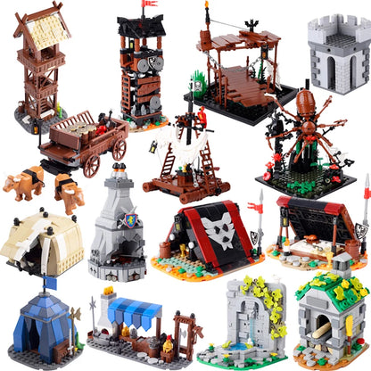 MOC Farm Zoo Animal Building Blocks Educational Toy Set