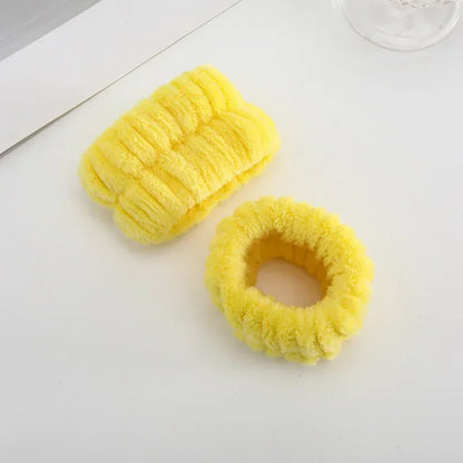 Makeup Headband – Soft Coral Fleece Face Wash Hair Band