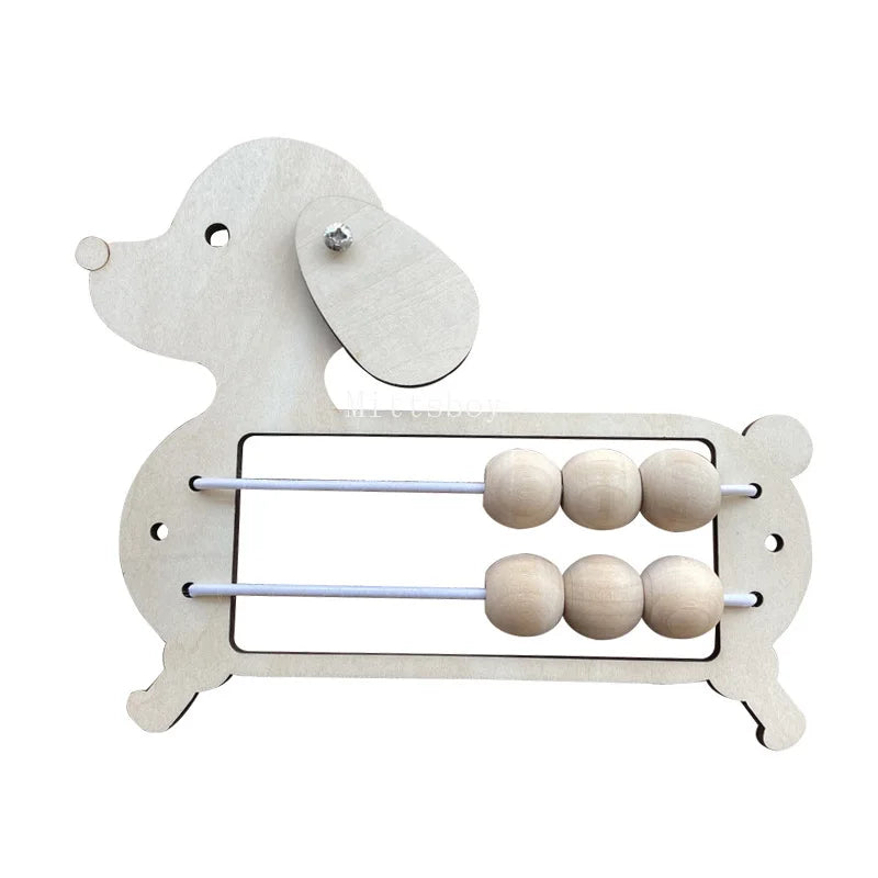 Montessori Busy Board Wooden Sensory Learning Toy