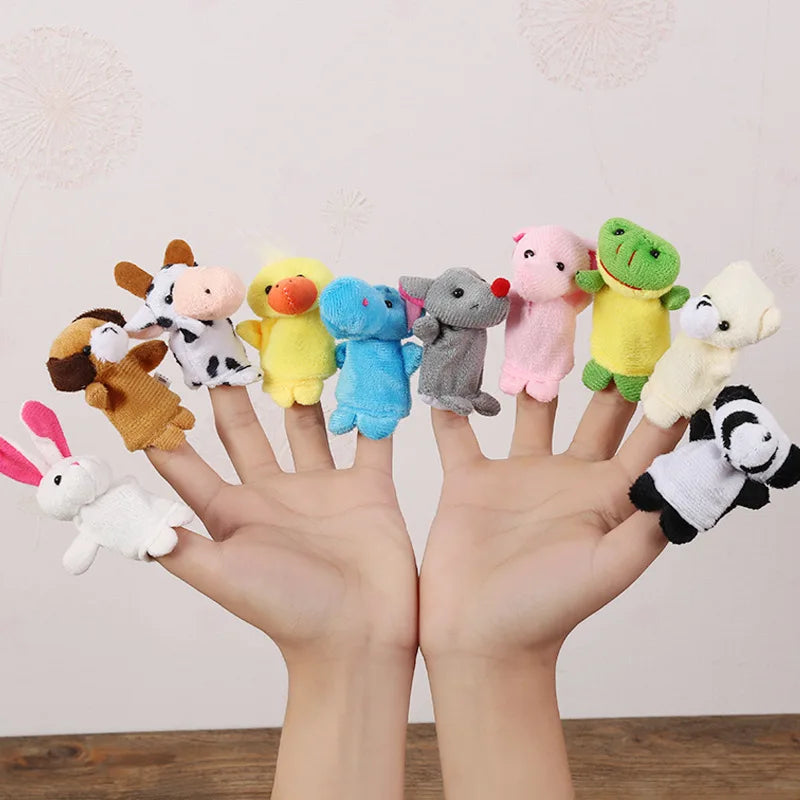10 Pcs Finger Puppet Set for Kids Storytelling and Early Learning