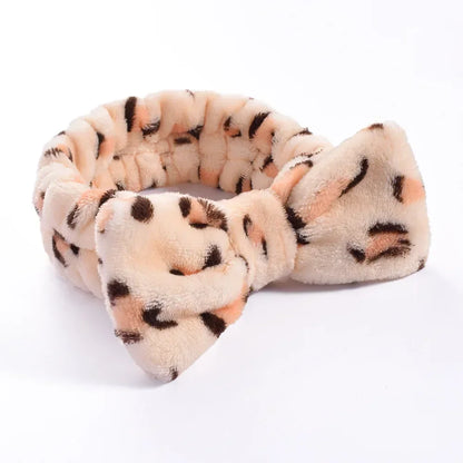 Makeup Headband – Soft Coral Fleece Face Wash Hair Band