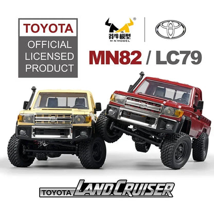 MN82 4WD RC Off-Road Pickup Truck with LED Lights 1:12 Scale