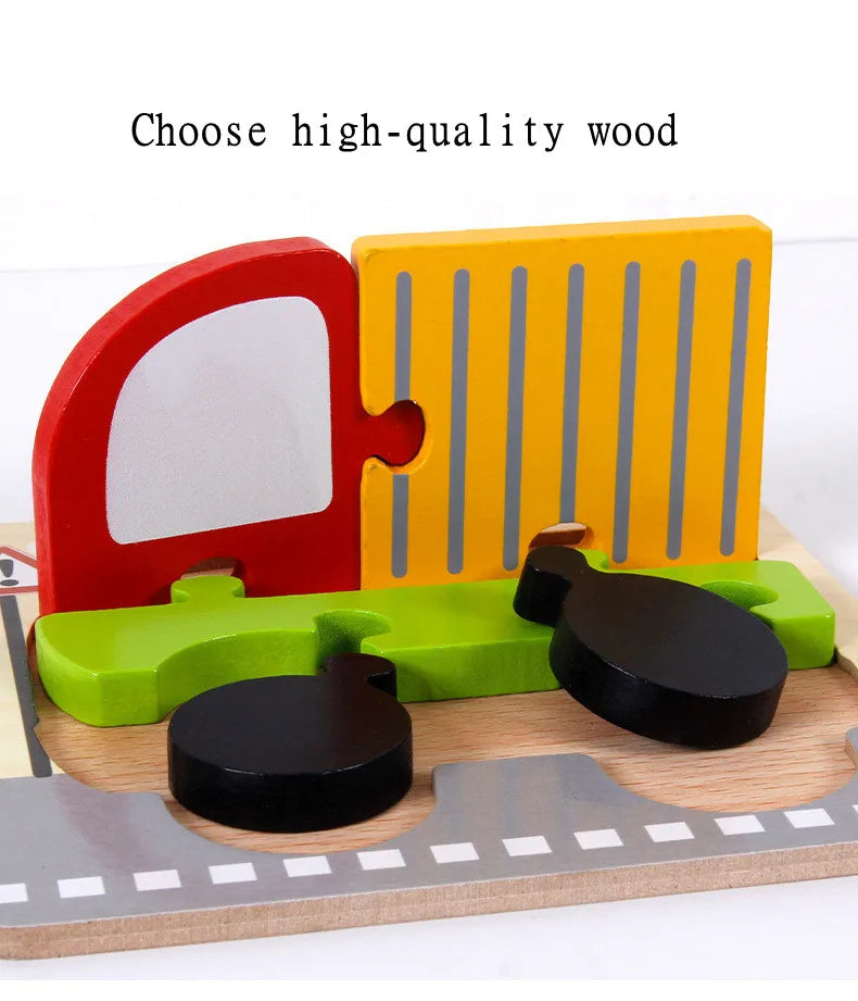 Wooden Animal Puzzle 3D Montessori Educational Toy