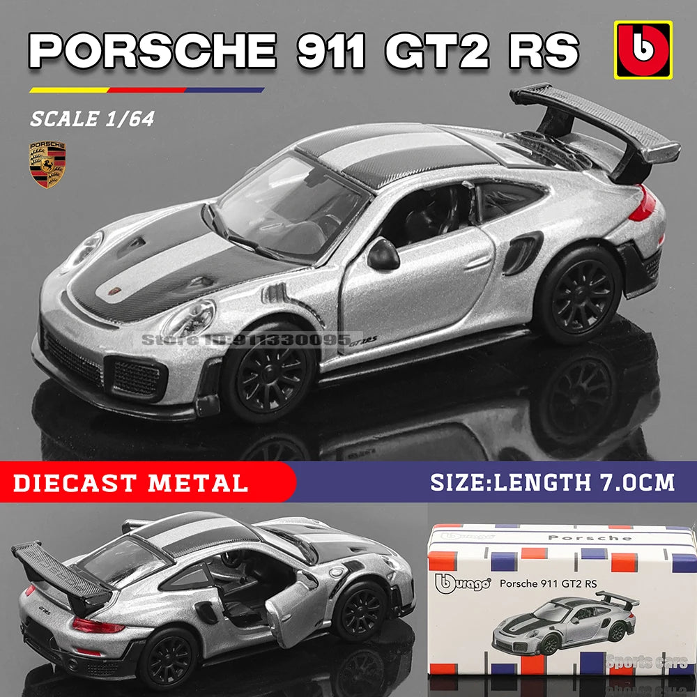 1:64 Diecast Car Model – Alloy Pull Back Collectible Toy