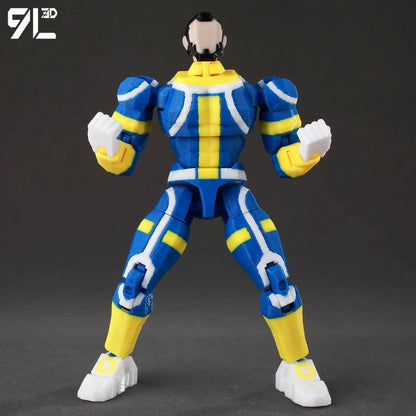Invincible Boy Action Figure 14cm 3D Printed Poseable Model