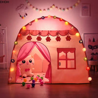 Kids Play Tent Indoor Outdoor Foldable Princess Playhouse